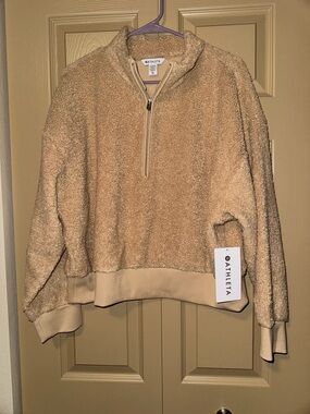 NWT - Athleta In the Clouds 1/2 Zip Sweatshirt